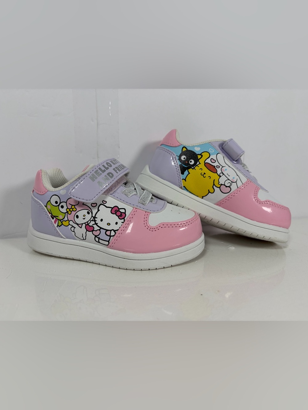 Sanrio Hello Kitty Friends Toddler Sneakers Sz 7 Pink Purple Shoes